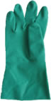 green nitrile glove